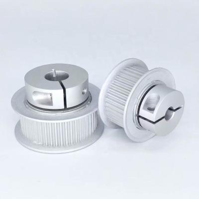 China Hotel Manufacturer Custom Anodize Aluminum Timing Belt Pulley With Retaining Hub for sale