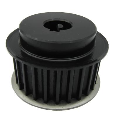 China Power Transmission Parts Transport Block Oxide C45 Steel T5 Synchro Pulley for sale