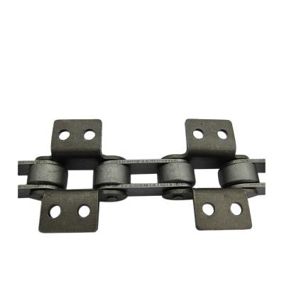 China C2102 Machinery Parts Standard Double Pitch Conveyor Chain With K1, K2 Attachment for sale