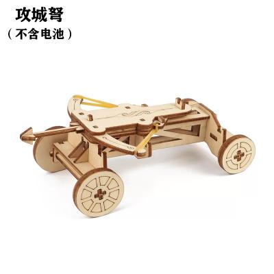 China Safe and environmental montessori wooden toys push back science experiments toys kit physics lesson diy materials set for kids for sale