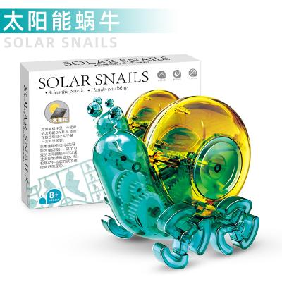 China Innovative Kids Education STEM Toys Set Machine Solar Power Snail DIY Toy 86788678 for sale