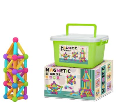 China Super Strong Magnetic Magnetic Rods Magnetic Toys With Changeable Big Magne For Kids Magnetic Sticks for sale