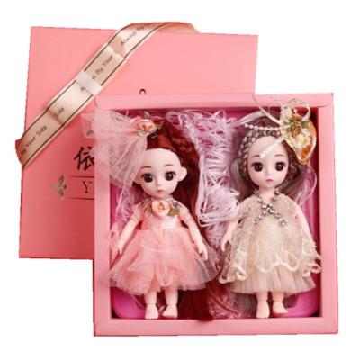 China Cartoon Toy Valentines Day Gift for Girls Baby - Doll Set Joint Portable Puzzle Toy Box Cartoon Toy for sale