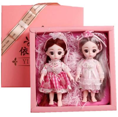 China Cartoon Toy Valentines Day Gift for Girls Baby - Doll Set Joint Portable Puzzle Toy Box Cartoon Toy for sale