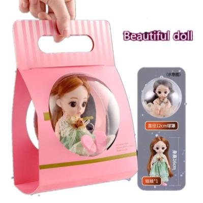 China Cartoon Toy Valentines Day Gift for Girls Baby - Doll Set Joint Portable Puzzle Toy Box Cartoon Toy for sale