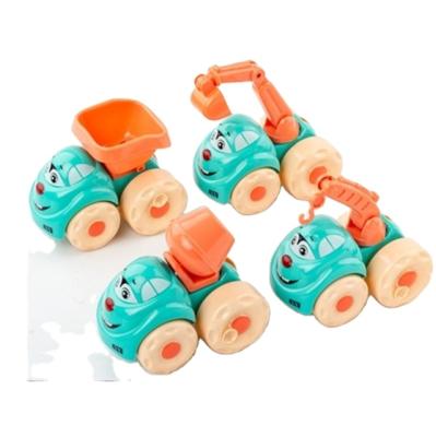 China Rubbing Toy Best Wholesale Toy Vehicle Car Toys Cartoon Engineering Educational Car Toys for sale