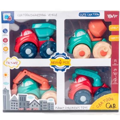 China Friction Toy Best Selling Car Toy Vehicle Car Toys Cartoon Engineering Educational Car Toys 2021 Newest for sale