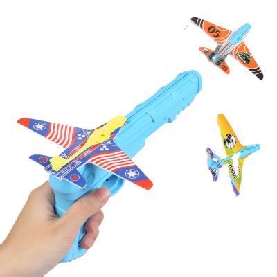 China Hot Selling Latest Airplanes Gun Ejection Airplanes Toy Gun Toy Gun Toy Gun Children Educational Toy Can Fire a plane for sale