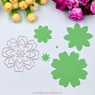 China 5pcs Europe Flower Craft Cutting Dies For Scrapbooking Craft Steel Paper Cutting Dies for sale