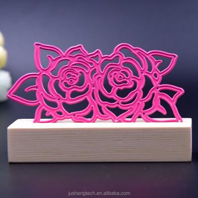 China Europe Design Trendy Flower Red Rose Cutting Dies for Scrapbooking Metal Stencils Cutting Dies for sale