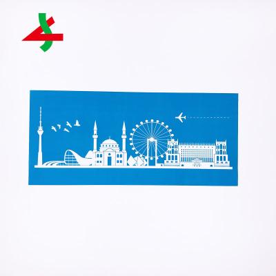 China Custom Printing Set Mesh Stencil Drawing and Paint Transfer Drawing and Reusable Silk Screen Stencils for sale