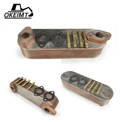 China Oliekoeler voor Motor 65.05606-5020 koelere D1146 de Oliekoeler 8P van Doosan DE08 van het Roestvrij staalgraafwerktuig voor Graafwerktuig Te koop