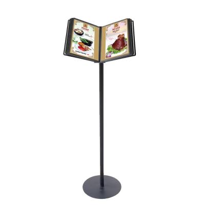 China Free Samples Metal Sign Display Advertising A4 Standing Sign Holder CA8871 for sale