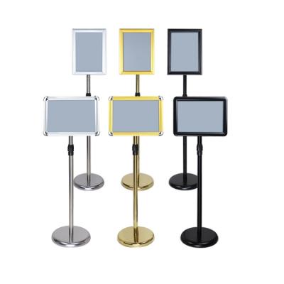 China Metal Sign Display Stand Advertising Lobby Sign Holder CA8871 for sale