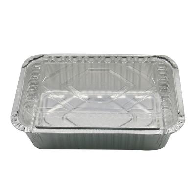 China Disposable Food Aluminum Foil Food Container Casserole With Lids for sale