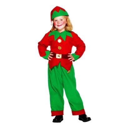 China New Fancy Costume Style Family Christmas Cosplay Holiday Outfits Christmas Elf Costume For Kids And Children for sale