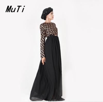 China Most Popular Modern Muslim Women Dress Abaya Velvet Muslim Dress Muslim-c48 for sale