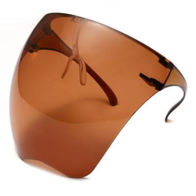 China Oversized Sun Shade Full Coverage Sun Shield Sun Glasses Fashion Shades Shades Men Protective Women Sunglasses for sale