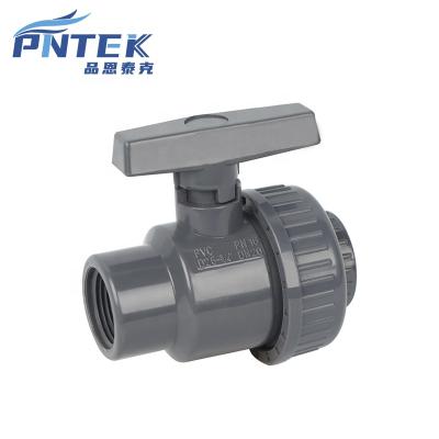 China PNTEK IRRIGATION & CONSTRUCTION High Quality Hose Fittings Hose Fittings Single End Connector Unions PVC Male Female Ball Valves Irrigation Valve With Union for sale