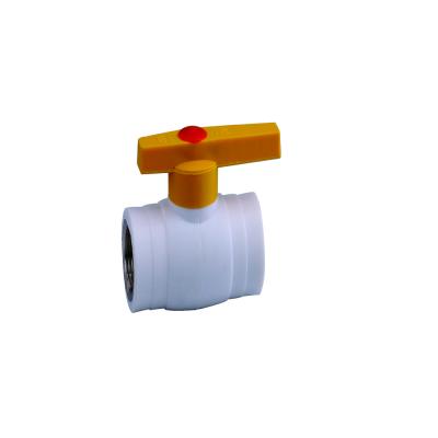 China PPR Water Float Pipe Compression Hose Cold And Hot Plastic Hydraulic Brass Cross Control Valves With DIN8077/8088 Standard for sale