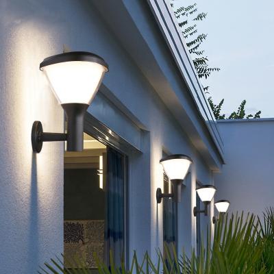 China Lighting Works Mistei Modern Outdoor Wall Lamp Waterproof Garden Lights European Style Solar Led Lamps for sale