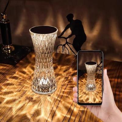 China Mistei New Gift Acrylic Strange Led Crystal Table Lamp 3D Night Light Creative Acrylic Led Holiday Lighting Decorative Lights for sale