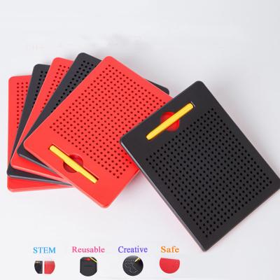 China Environmental Friendly 380pcs Balls Small Size Magnetic Drawing Board Tablet Children Training Toys Doodling Magpad for sale