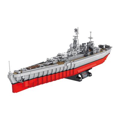 China DIY Brick HUAHUI 637005 Carolina Battleship 1638PCS Northern Military Model Toy Building Blocks for sale