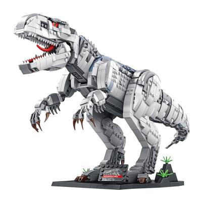 China HUAHUI 61102 Large Brick 2107PCS Dragon Dinosaur DIY Tyrannica Building Block Toy Building Block Set for sale