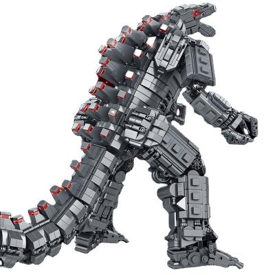 China DIY Building Brick 687001 GODZILLA-KONG DIY Building Blocks MOC Toys Birthday Gifts For Kids for sale