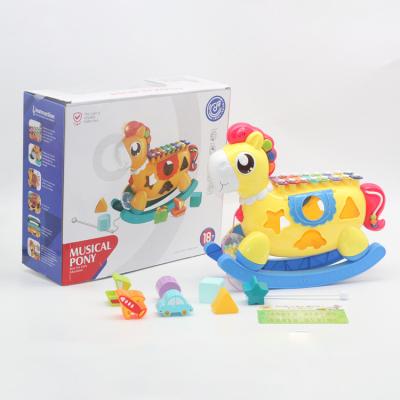 China Environmental Friendly Professional Made Shape Of Trojan Horse Early Education Music Popular Learning Educational Children Toys for sale