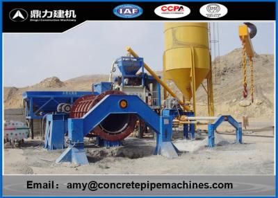 China Customized Diameter Cement Pipe Making Machine With Wet Casting Concrete for sale