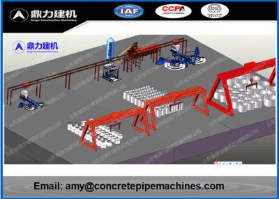 China Automatic Operation Vertical Concrete Pipe Machine XZ600 - 3600 for sale