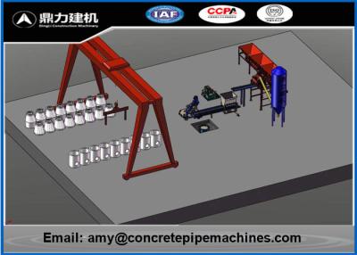 China Vertical Hume Pipe Making Machine 10 - 15Min / Pc Production Capacity for sale