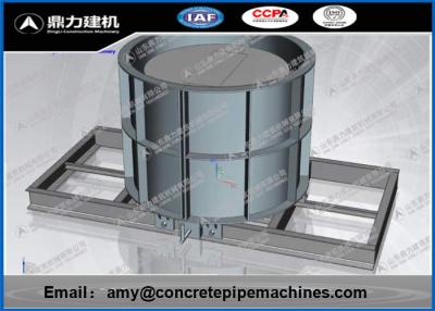 China Prepossessed Concrete Manhole Forms With Sand / Cement / Stone  for sale