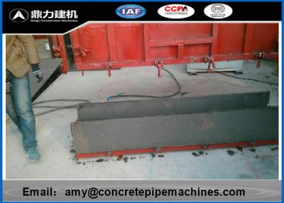 China Easy Install Concrete U Shape Machine For Drain Channel Line Production for sale