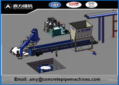 China Vertical Concrete Manhole Machine For Construction Materials Machinery for sale