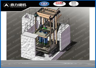 China PLC Control Cement Pipe Machine , Vertical Pipe Forming Machine No Pores for sale