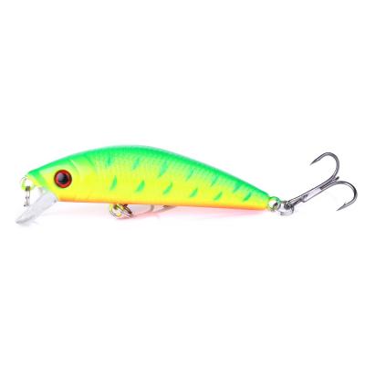 China ABS 7cm/8.1g Hengjia Plastic 3d Minnow Eyes Lure Building Soft Plastic Fishing Baits With Package for sale