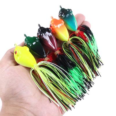 China Wholesale Bass Frog ABS Plastic 10cm Hard Sea 9g Lure Fishing Jumping Empty Soft Frog Baits for sale