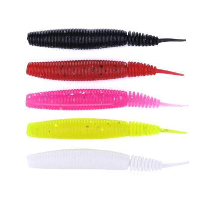 China ABS Plastic 10cm Earthworm 7g Worms Soft Bait Artificial Bait Soft Fishing Lure 5pcs/bag for sale