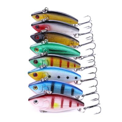 China Hard ABS Plastic Winter 5cm/6g Crankbait Wobbler VIB Vibration Wobbler Lure VIB Sinking Bait For Ice Fishing for sale