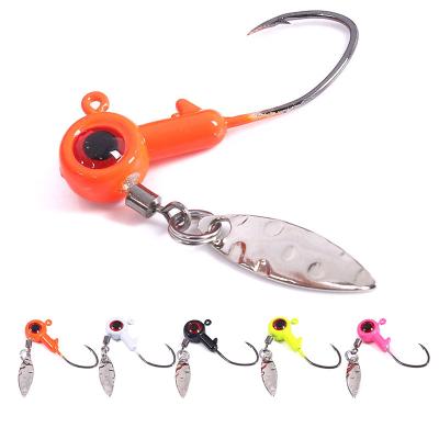 China Hook Lead Head Hook For Soft Lure 1.7g/3.5g/5g/7g Fishing Lead Hooks for sale