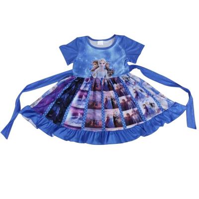 China Cute Trendy Eco-Friendly Pirouette Girls Dress Princess Party Baby Clothes Kids My Sister Boutique Dresses In Stock for sale