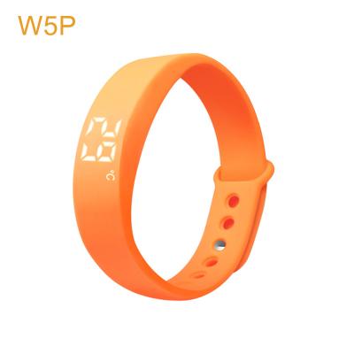 China Alarm CE RoHS Waterpoof Silicone Vibration Alarms Smart Wristband Band Fitness Tracker for sale