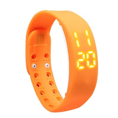 China W2 Fashionable Sleep Monitoring USB Vibration Charging Smart Programmable Wristbands for sale