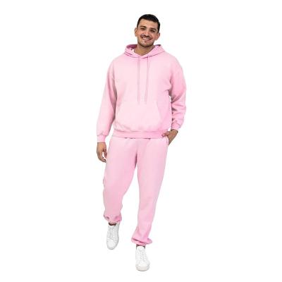 China Anti-Wrinkle Mens Premium Fleece Relaxed Sweatsuit Set Single Long Sleeve Jogging Tracksuit for sale