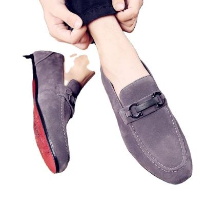 China 2021 New Arrival Anti-slippery Suede Fashion Leather Thoughtful Stylish Shoes For Men's Horsebit Casual Loafers for sale