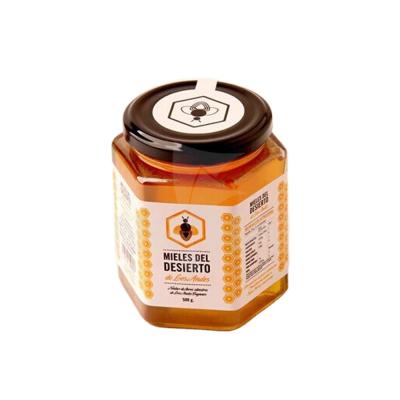 China China Manufacturer Honey Cans Stocked Empty Honey Jar 250g Jar For Cheap Honey Hexagon Mason Jar for sale