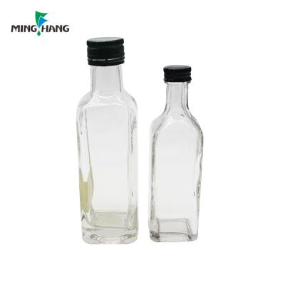 China Eco-friendly Recyclable European Quality Olive Oil Bottle Price Smooth Cooking Italian Glass Bottle For Olive Oil 250ml for sale